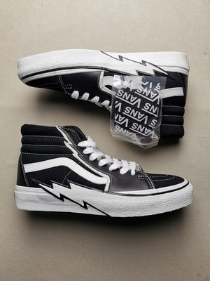 Vans Vaults x Mastermind World Japan Herren UK 7 SK8 Hi Bolt LX Turnschuhe Brandneu in Box schwarz