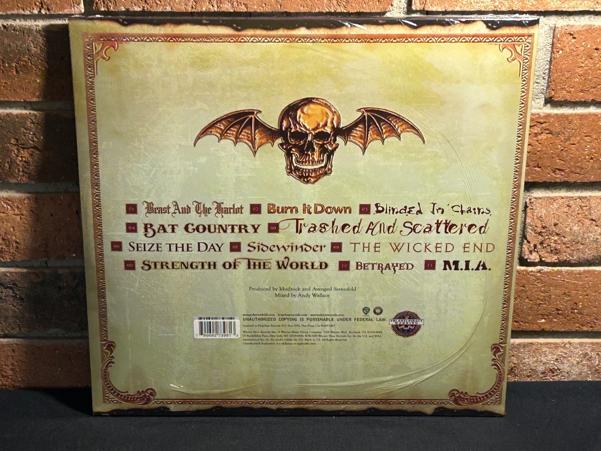 AVENGED SEVENFOLD - City Of Evil, Ltd 20th Anni 2LP TRANS RED +