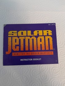 Solar Jetman: Hunt for the Golden Warpship - Nintendo NES Boxed with Manual
