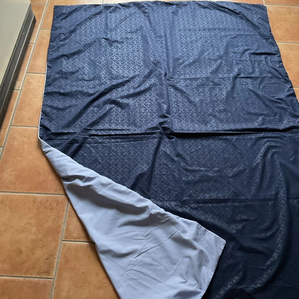 QVC SCHLOSS HELLENSTEIN Wende-Bettwäsche 2-tlg130x200/80x80 blau Reißverschluss - Bild 3 von 4