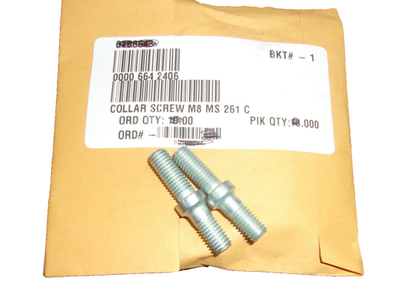 Stihl MS261 Collar Screw Bar Stud (2 Pack) OEM M8 362 261 0000-664