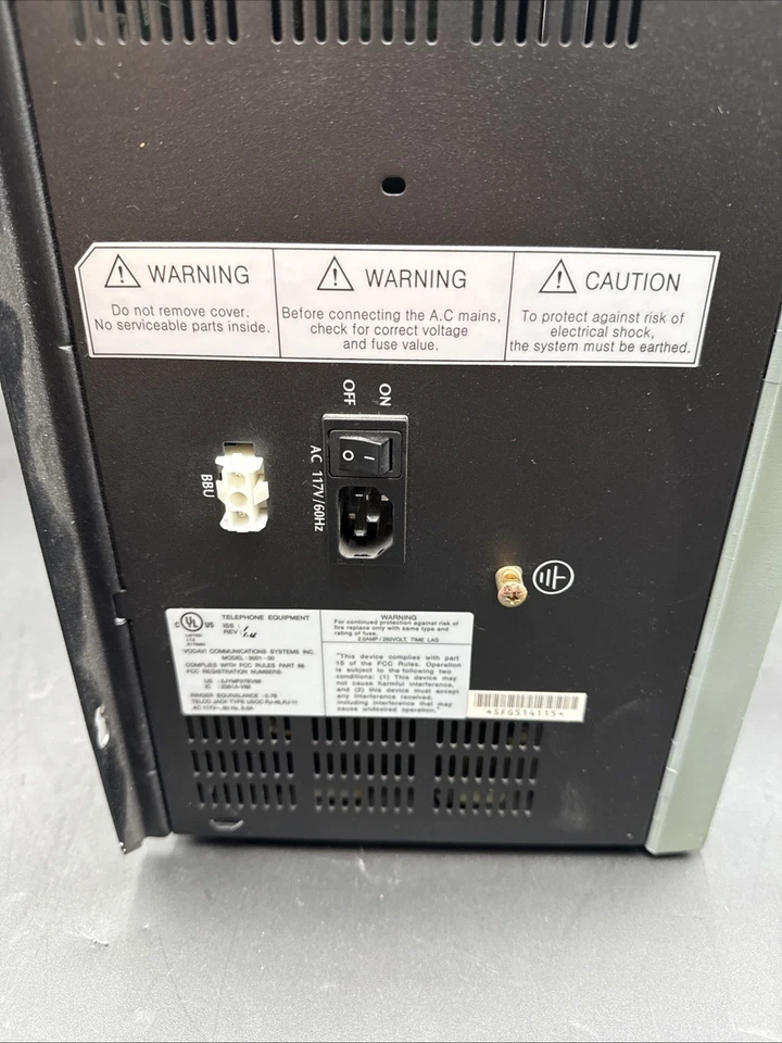 Vodavi DVX XTS 3001-00 6 slot KSU; 8 phones w/ bases PBX Phone System - Image 3 of 4