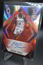 Reggie Perry 2020-21 Chronicles Phoenix ROOKIE AUTO RED Prizm #PH-RPE Swarm 🐝 