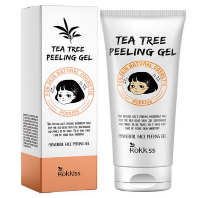 Rokkiss Tea Tree Peeling Gel 120ml Facial Exfoliator Korean Skincare