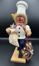 Holzkunst Christian Ulbricht Vintage Smoker Bread Baker w/Bread Basket Rare