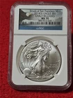 2014(S) American Silver Eagle ASE Dollar STRUCK AT SAN FRAN NGC MS 70 ER #T1293