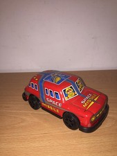 Vintage Tin Friction 3.5" VOLKSWAGEN MINI COOPER RED Made in Japan