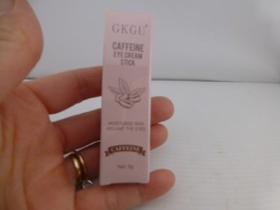 GKGU Caffeine Eye Cream Stick 3g Moisturizing Eye Treatment for Dark Circles Q8