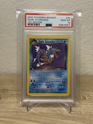 PSA 10* Pokemon Dark Gyarados Team Rocket 1st Edition Non-Holo