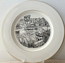 Vtg 1972 HENRY KOERNER Duquesne Incline Pittsburgh Funicular Plate 10.75