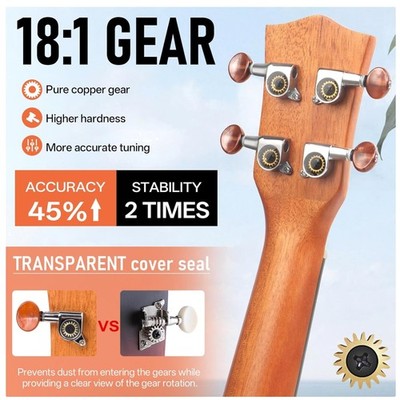 Professional 26'' Tenor Ukulele Set