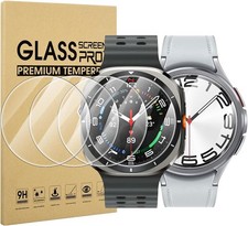 4 Pack Screen Protector for Samsung Galaxy Watch 6 Classic 47mm