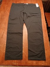 Wrangler Authentics Men's Black Straight Fit Stretch Pants Size 44 X 30