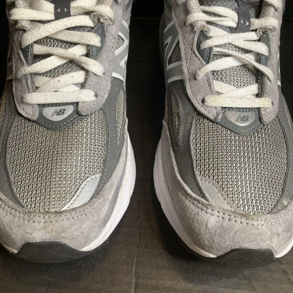 New Balance 990 v6 Hecho en EE. UU., Mujer Talla US 8.5, EU 40, W990GL6, Gris Blanco Foto 3 de 4