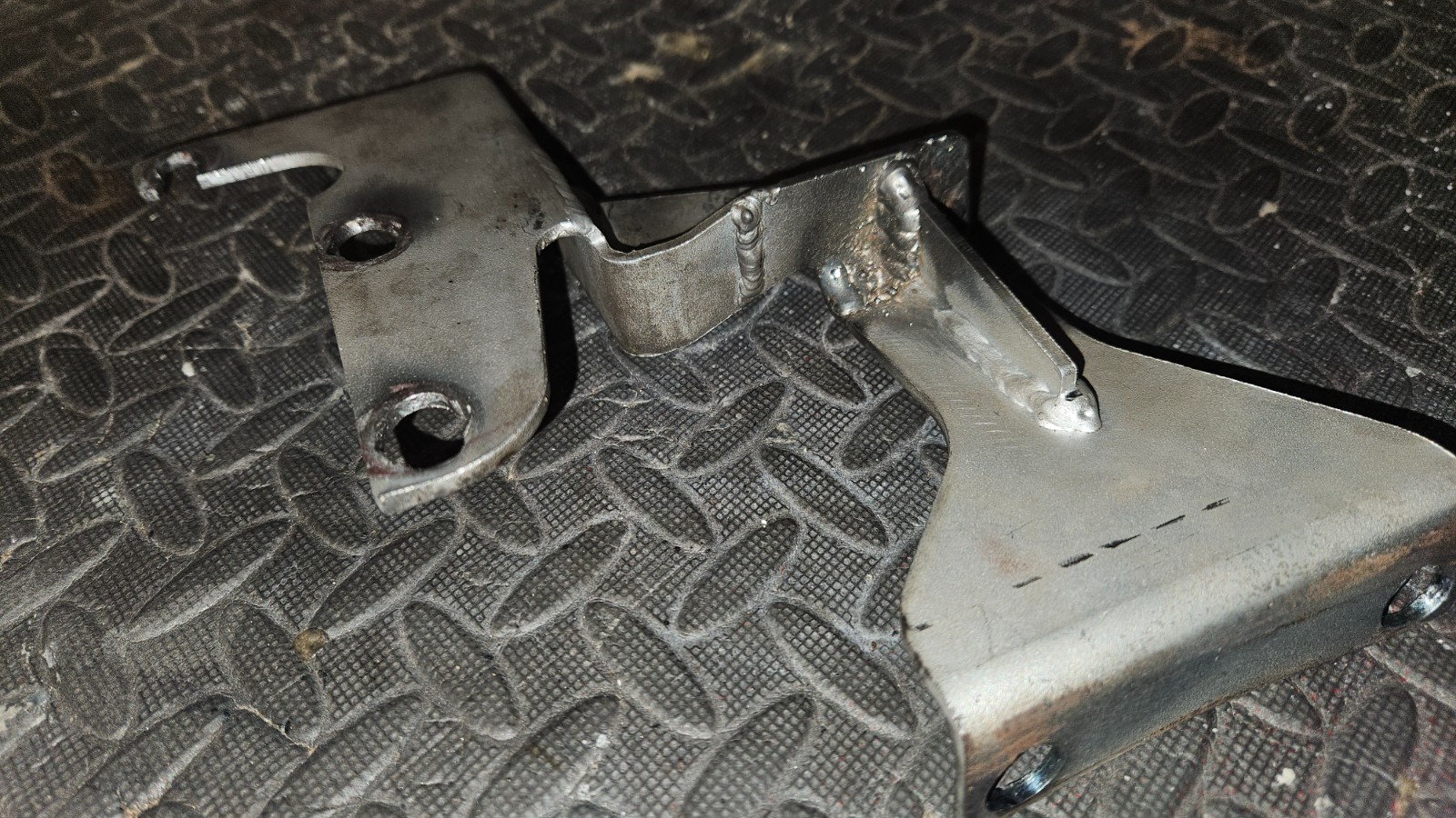 Ferrari 430, left & right exhaust gearbox mounting brackets, P/N 223144 & 223143
