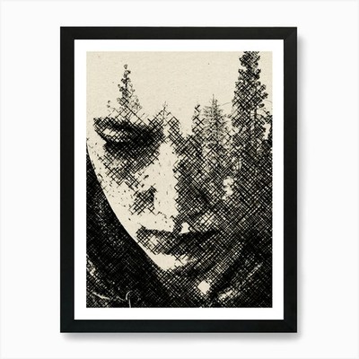 ellie The Last of Us Wald Kunst Pri gerahmtes Wandbild Poster Leinwanddruck Bild