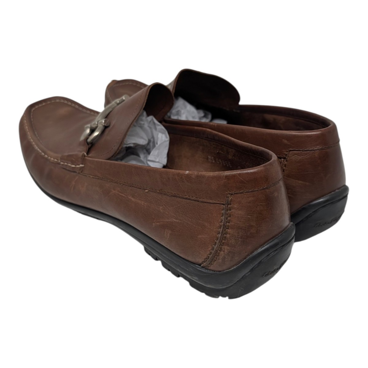 Salvatore Ferragamo Brown Leather Slip-On Driving Loafers. EUC, very clean. 12D Salvatore Ferragamo Loafer Brown Casual Shoes for Men for  main image 3