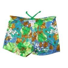 NOS Vtg Original Jams Surf Line Hawaii MOD GROOVY PRINT Swim Shorts 1960s 60s