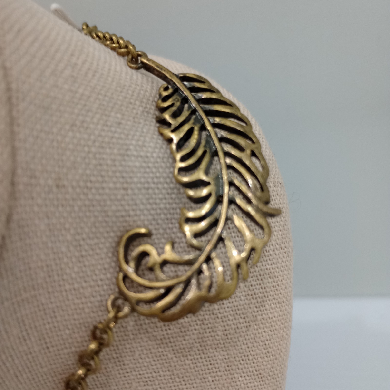 Express Boho southwestern Statement Necklace Feat… - image 5