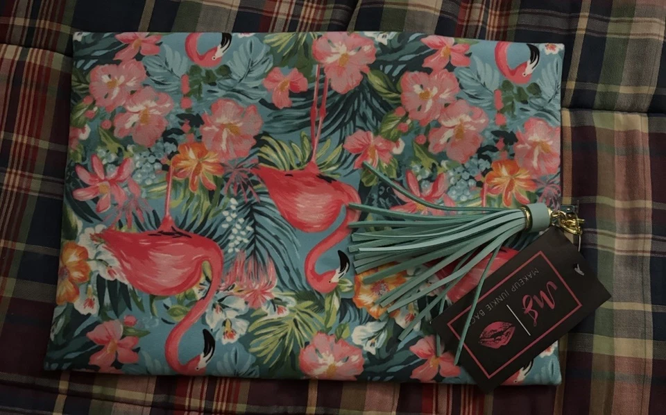 Make Up Junkie Flamingo Medium Bag  - Image 2 of 3