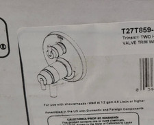 Delta Trinsic T27T859-CZ Thermostatic Valve Trim 3 funct Shower Champagne Bronze