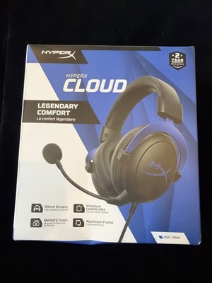 HyperX Cloud Wired Headset - Blue And Black Legendary Comfort