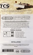 TCS 1433 DP2X-KAC,  HO SCALE,   DECODER