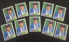 Set Builders Lot Of 10 1981 Topps Baseball Charlie Hough #371 NM-MINT