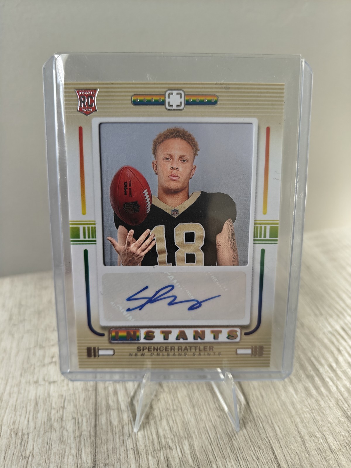 Spencer Rattler Panini Photogenic Rookie Instants Signatures #RISSRA Base