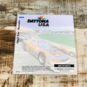 Daytona USA (Sega Saturn) Not For Resale - Disc in Sleeve