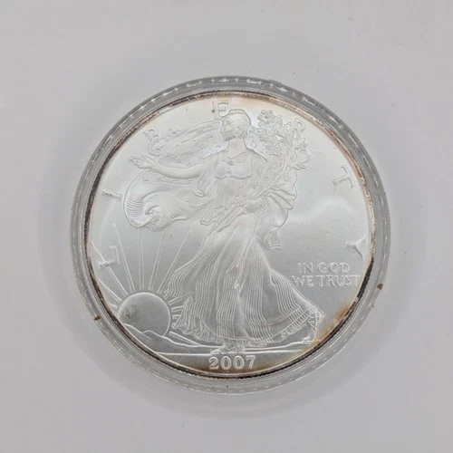 2007 American Silver Eagle Bullion in Air-Tite