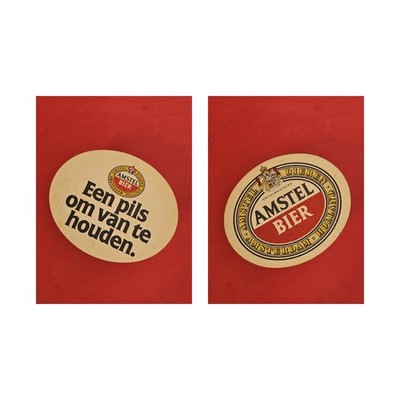 Amstel Een pils om van te houden Brauerei Bierdeckel Bier