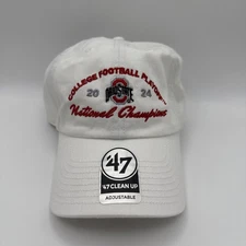 '47 Brand Ohio State Buckeyes 2024 National Champions Clean Up Hat Adjustable