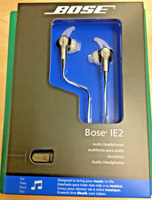 Bose IE2 In-Ear Wired Audio Headphones StayHear Tips NIB Brand New Sealed