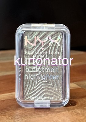 NYX Buttermelt BUTTA IN BLACK Highlighter NEW Multi-Chrome Black 0.17 oz