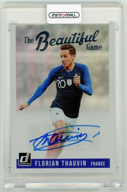 2018-19 Panini Donruss Florian Thauvin Beautiful Game Autographs France