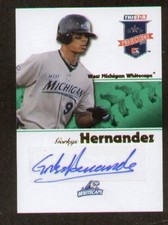 Gorkys Hernandez signed auto 2008 Tri-Star Projections