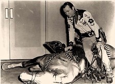 Rare Still Roy Rogers TRIGGER OFF CAMERA WON'T GET UP