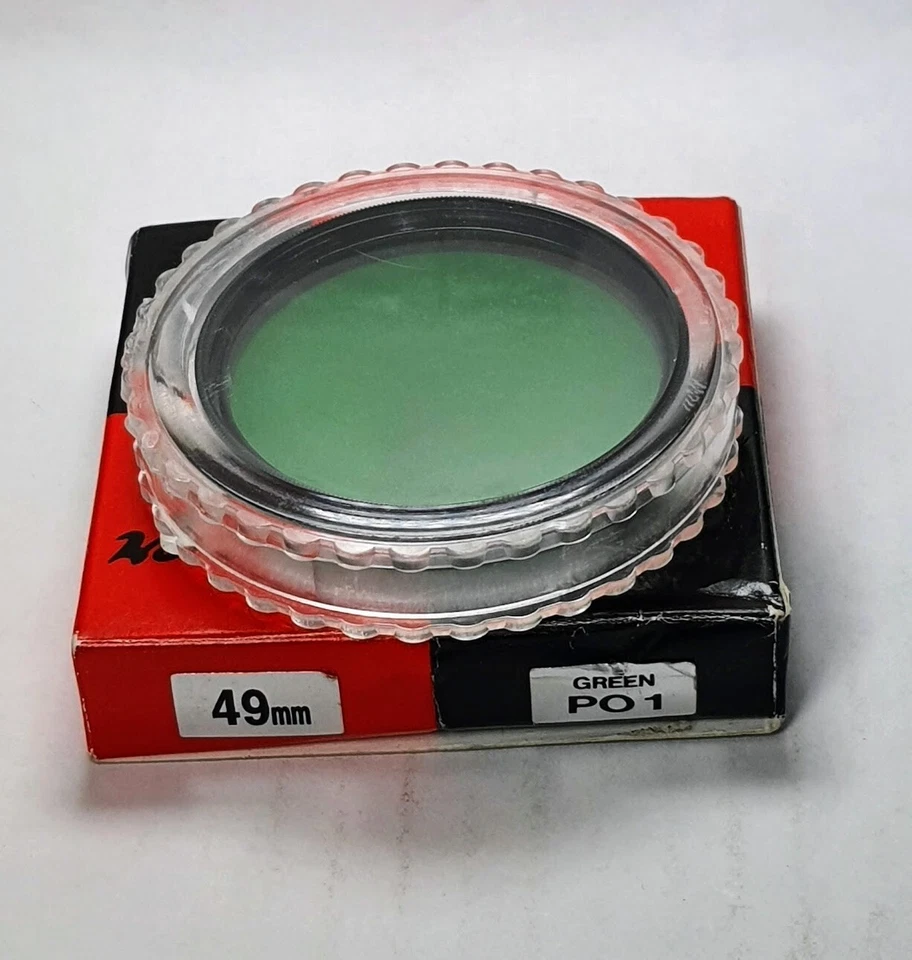 49mm Green P01 #P01 P0-1 P1 Glass Lens Filter Made in Japan 49 mm Bower PO1 - Image 2 of 4