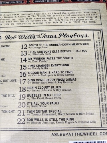 Still the King: Celebrating the Music of Bob Wills Asleep at the Wheel Audio CD - Picture 4 of 5