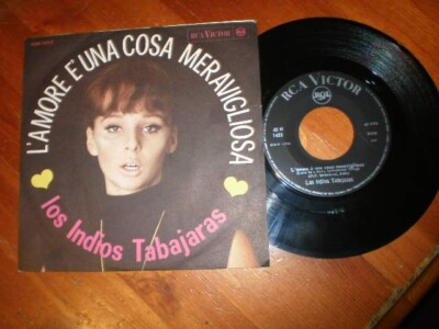 LOS INDIOS TABAJARAS - Liebe ist eine wunderbare Sache / Hafenlichter - 45g - RCA - 1965