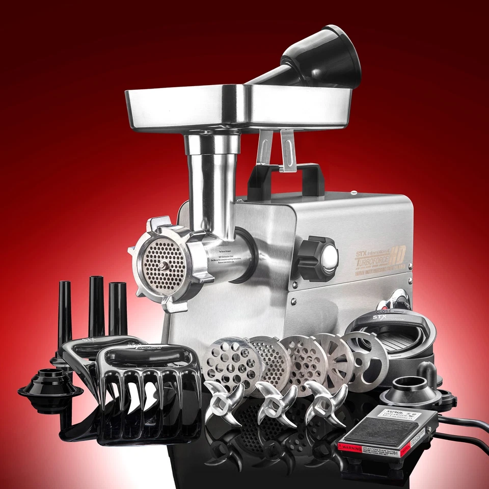 STX International Turboforce 3500 "HD" Heavy Duty Meat Grinder with Foot Pedal - Image 2 of 4