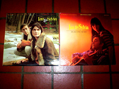 IAN & SYLVIA ( 2 ) ORIG 60s VINYL LP lot: PLAY ONE MORE/ EARLY MORNING RAIN vg++