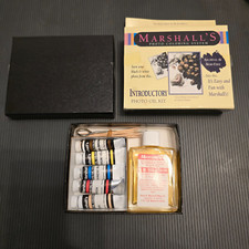 Marshall's Photo Oil Kit Coloring System Acid Free 5-1/2x2 Tubes Palette USA