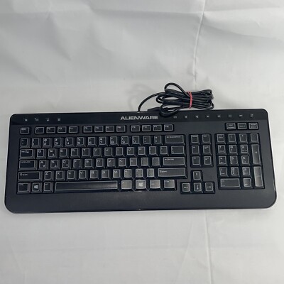 Dell AlienWARE Multimedia Black USB Keyboard 40CM0 SK-8165