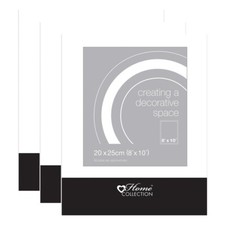 (Pack of 3) 8" x 10" Glass Clip Frame Frameless Photo Picture Poster Frames Gift