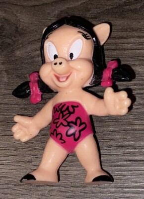 LOONEY TUNES Petunia Pig Swimsuit Bathing Suit Beach Figure Warner Bros 1991
