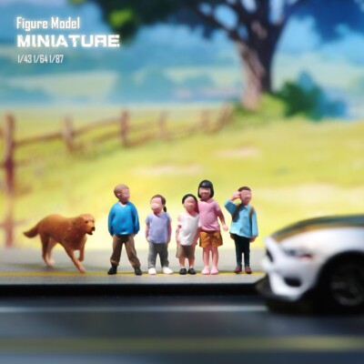 Figurines Miniatures Garçon Cool Pour Diorama - Échelles 1/64, 1/43, 1/35, Résine, Thème Batman, Neuf
