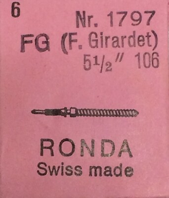 Tige De Remontage Ronda 1339 Neuve – 1 Pièce, Pour Revue 81 101 13"