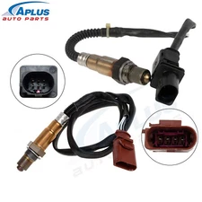 2x Oxygen Sensor Up&Downstream For 2005 06 07 08 2009 Audi A4 & A4 Quattro 2.0L